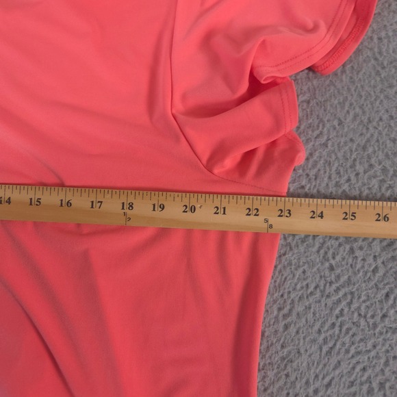 LOT OF 3 Susan Graver Tops Womens 1X Multi Liquid Knit Flutter Sleeve T-Shirt - Picture 7 of 16